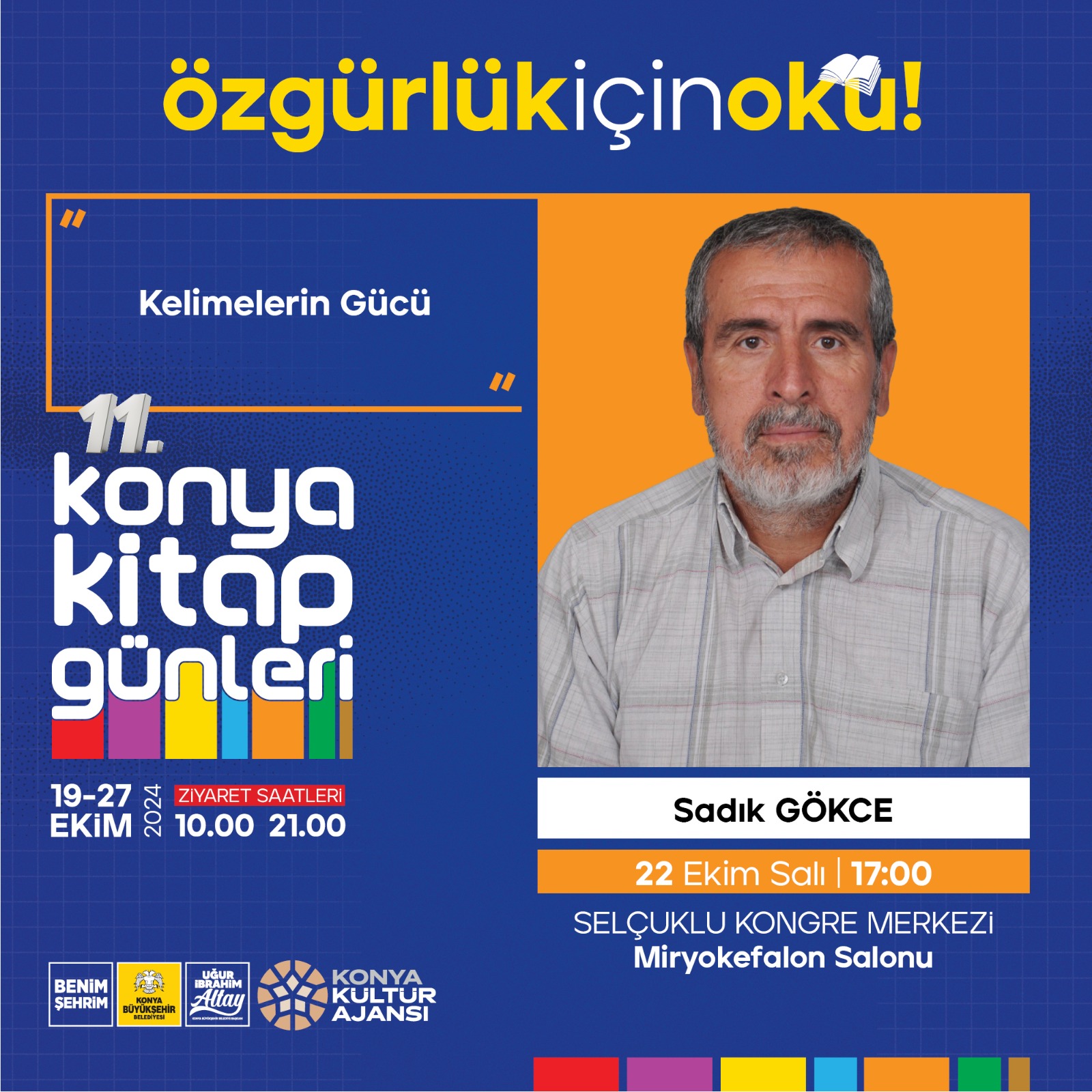 ANUŞ VE SADIK GÖKCE KONYA KİTAP GÜNLERİ’NDE