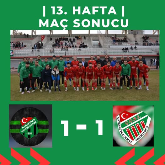 EKENLER ÇÇBS DEPLASMANDA KAYBETMEDİ:1-1