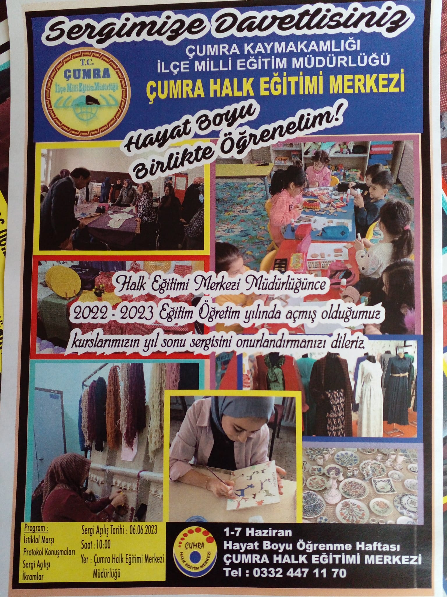 Halk Eğitim Yıl Sonu Sergisi Açacak