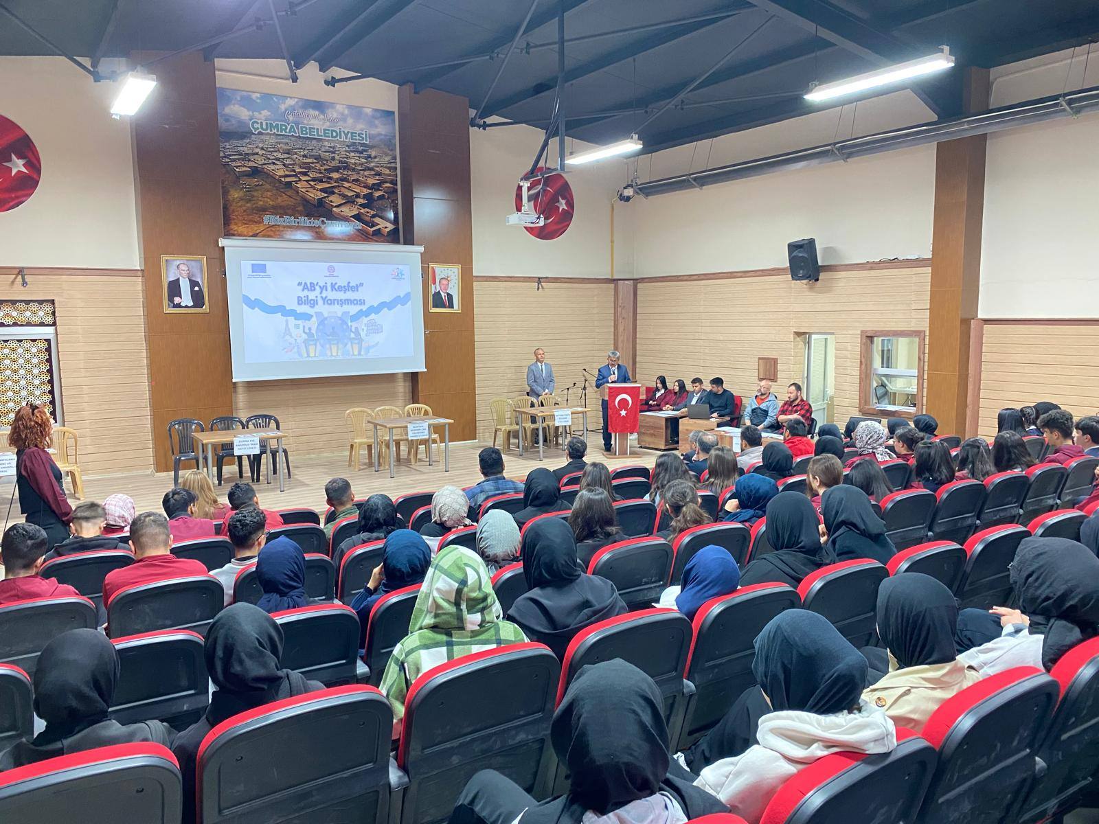 ÇUMRA’DA AB’Yİ KEŞFET BİLGİ YARIŞMASI YAPILDI