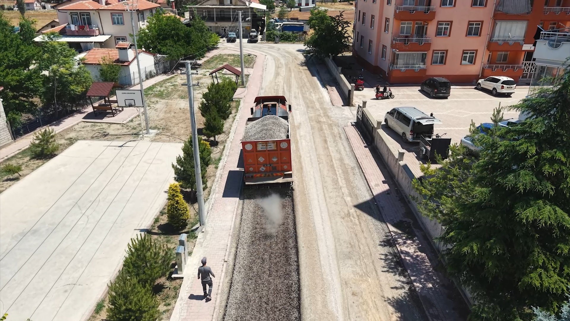 ÇUMRA BELEDİYESİ 2026 ASFALT SEZONUNU BAŞLATTI