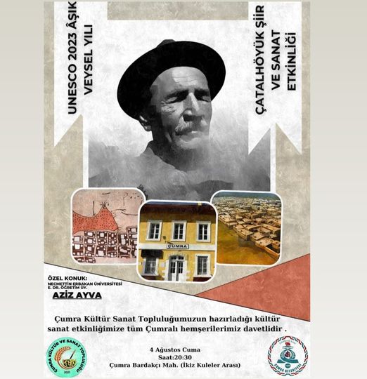 ÇUMRA KÜLTÜR VE SANAT TOPLULUĞU YILIN SON ETKİNLİĞİNİ YAPTI