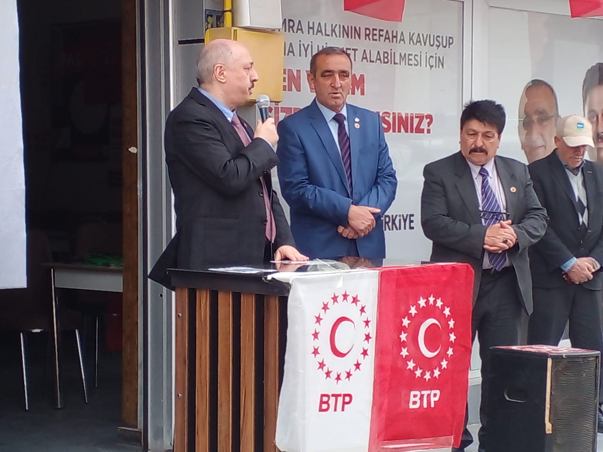 BTP GENEL BAŞKAN YARDIMCISI KAYACI DESTEK İSTEDİ