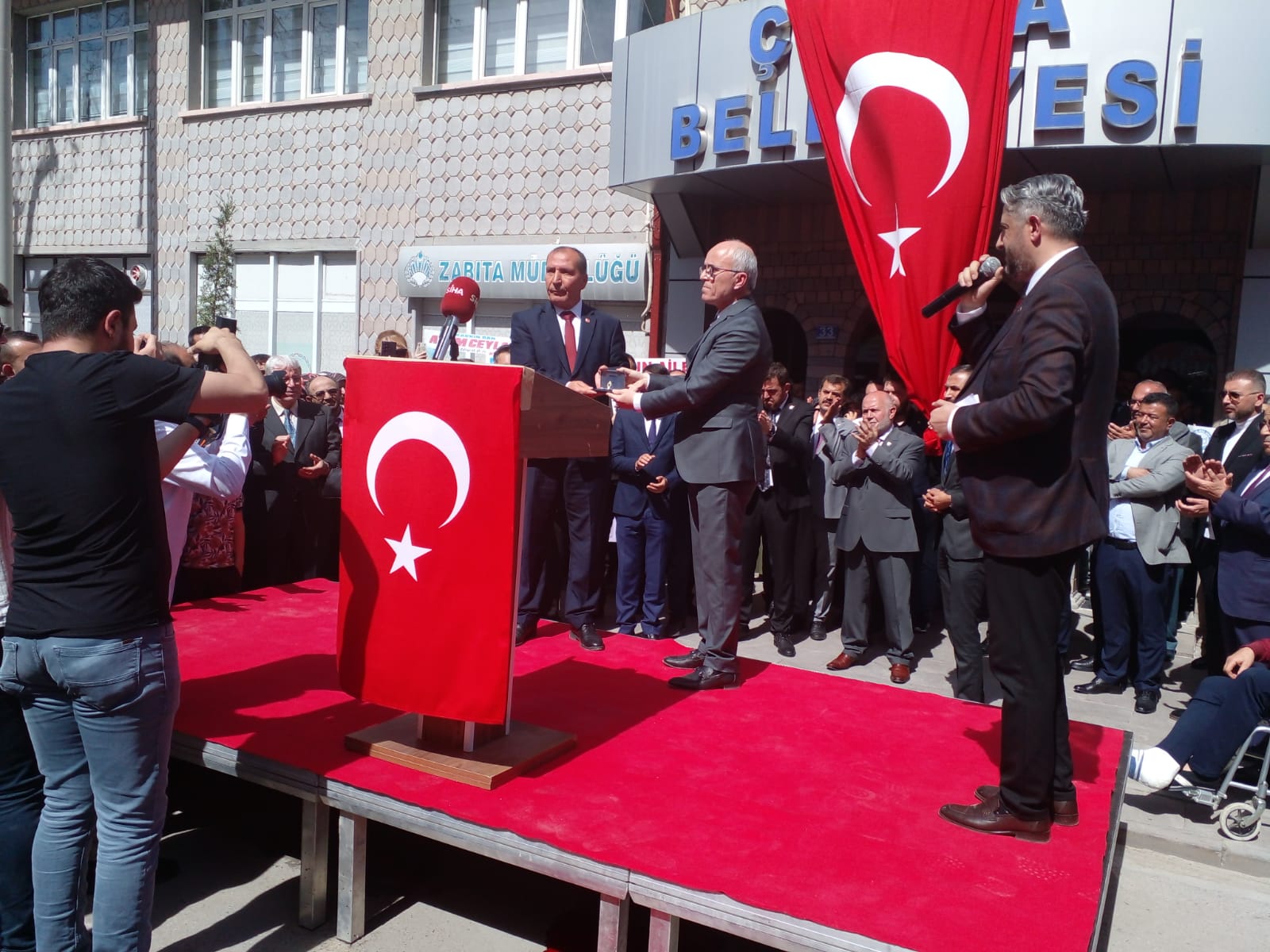Başkan Mehmet Aydın Görevi Devraldı