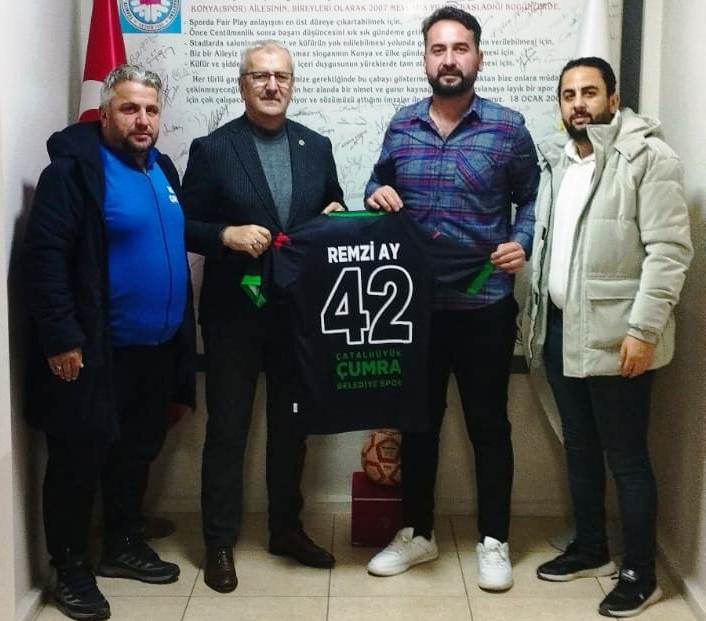 EKENLER Ç. ÇUMRA BELEDİYESPOR’DAN KASKF’YE ZİYARET