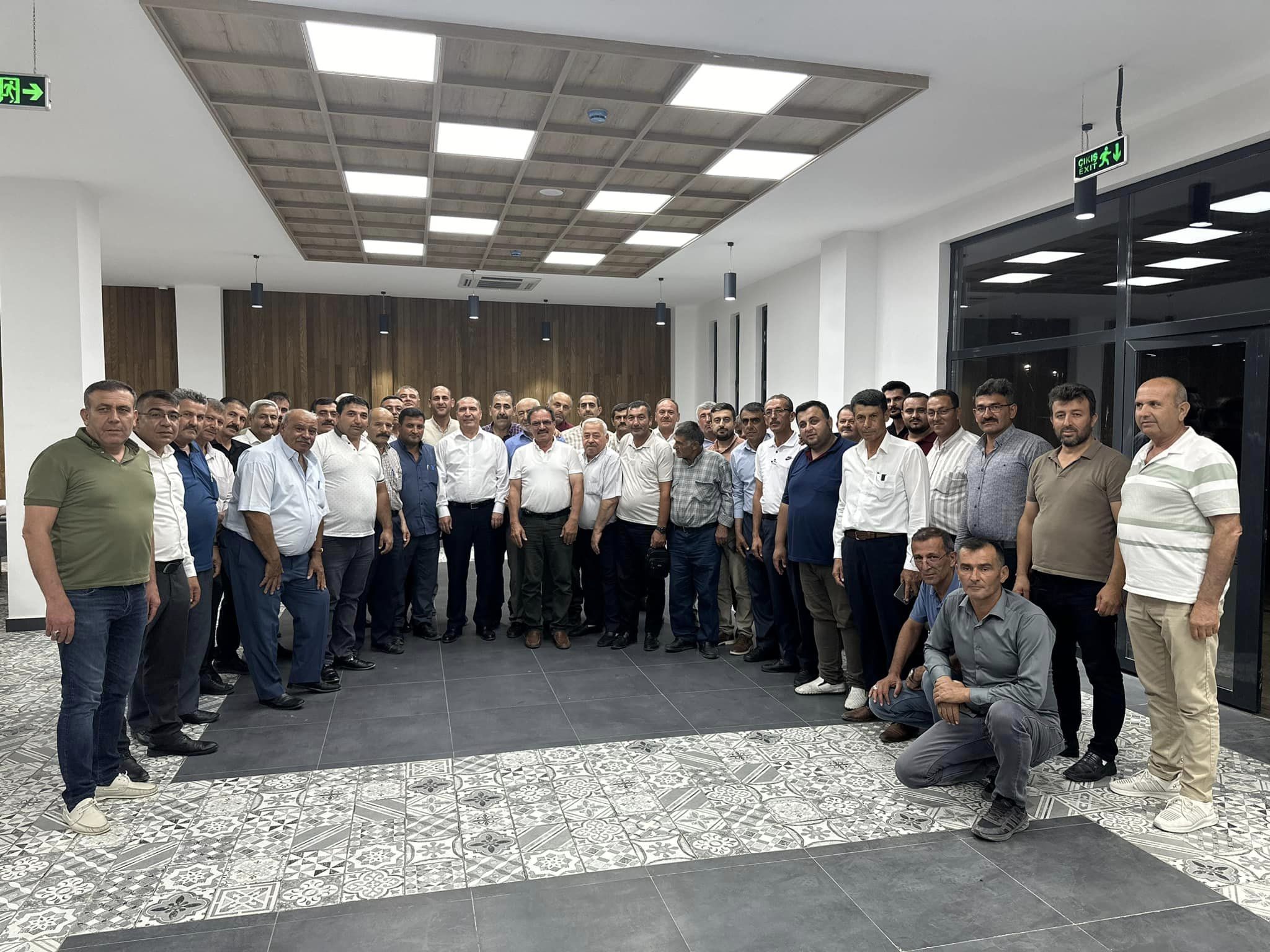 BAŞKAN AYDIN MUHTARLARLA  BULUŞTU