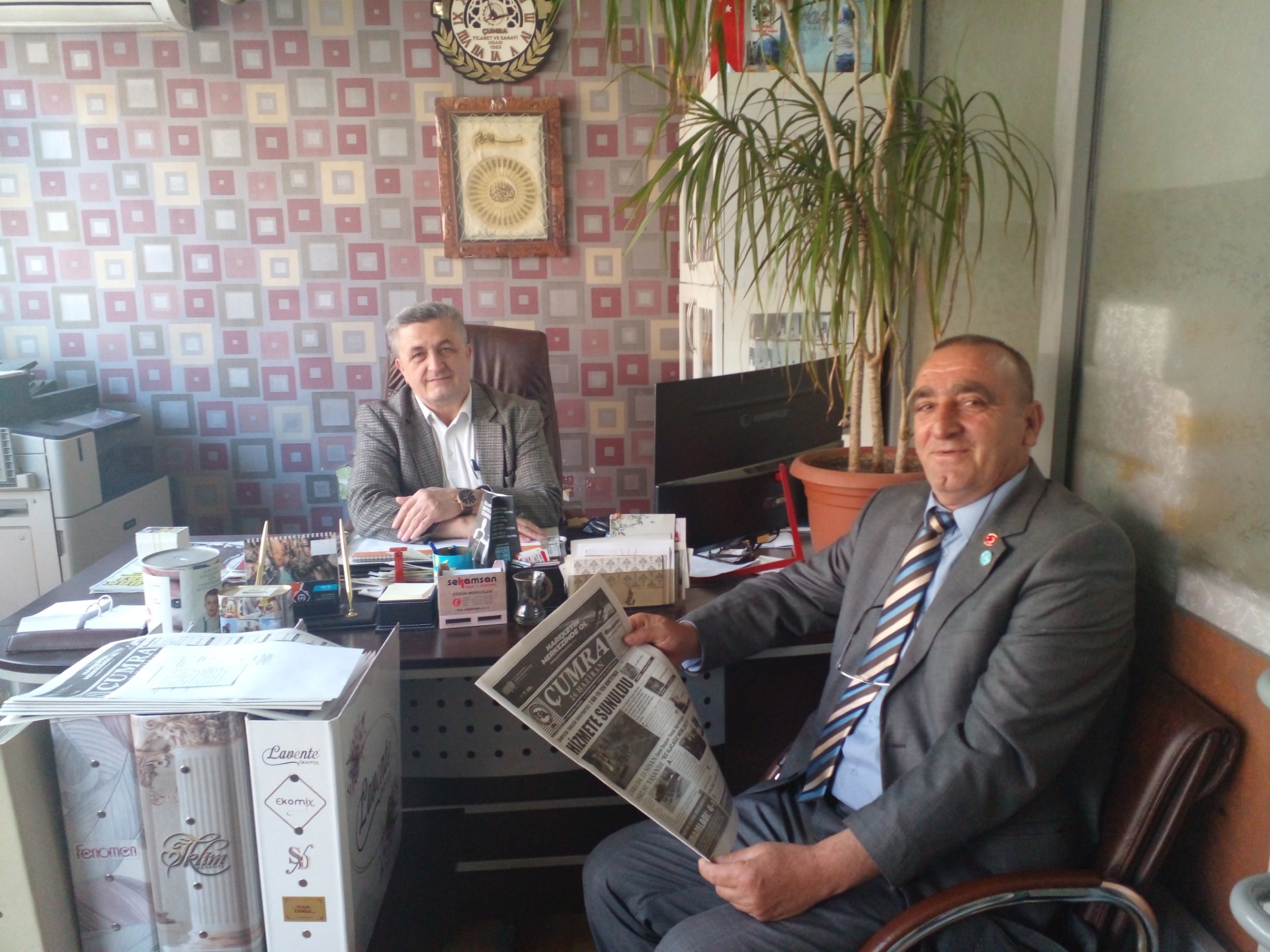 Yeniden Umut Partisi Genel Başkanı Yakup Kuzay Gazetemizi Ziyaret Etti