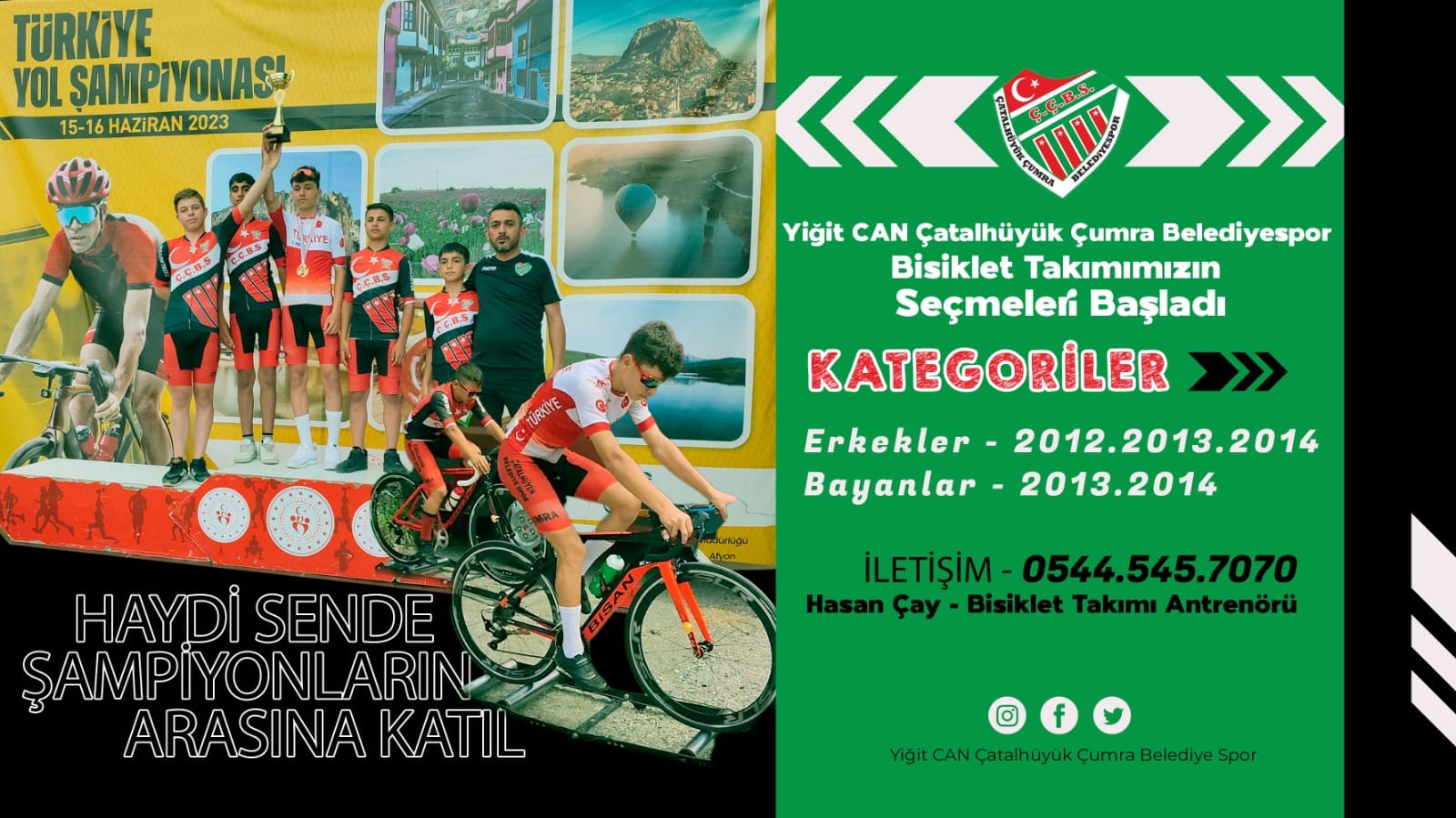 Bisiklet Takımı Seçmeleri Başladı