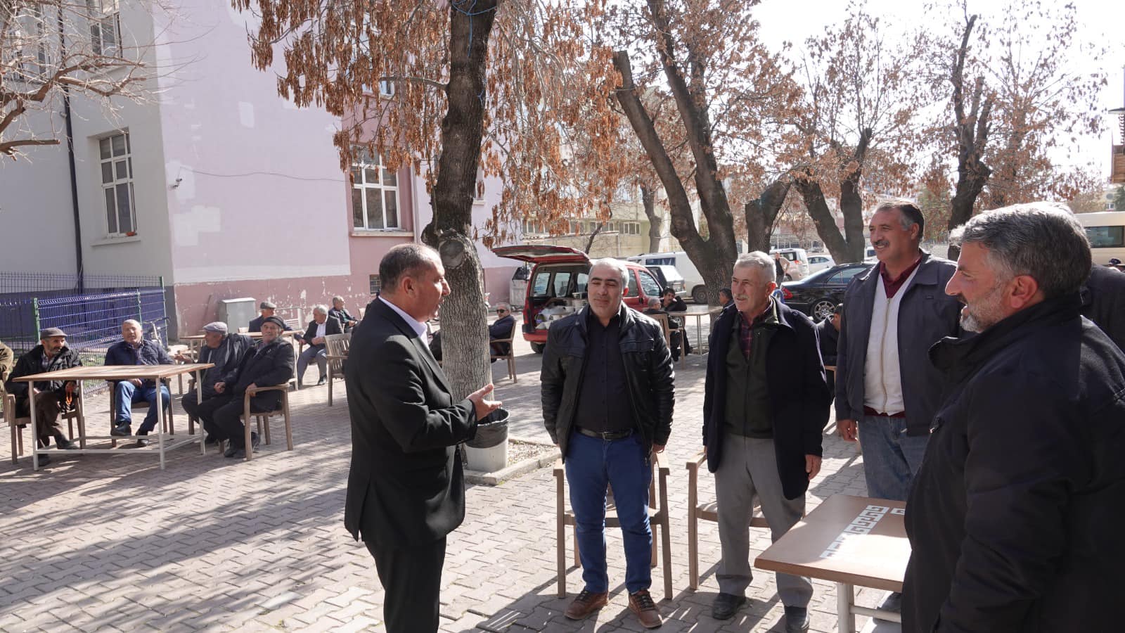 BAŞKAN AYDIN, VATANDAŞLARLA BULUŞTU