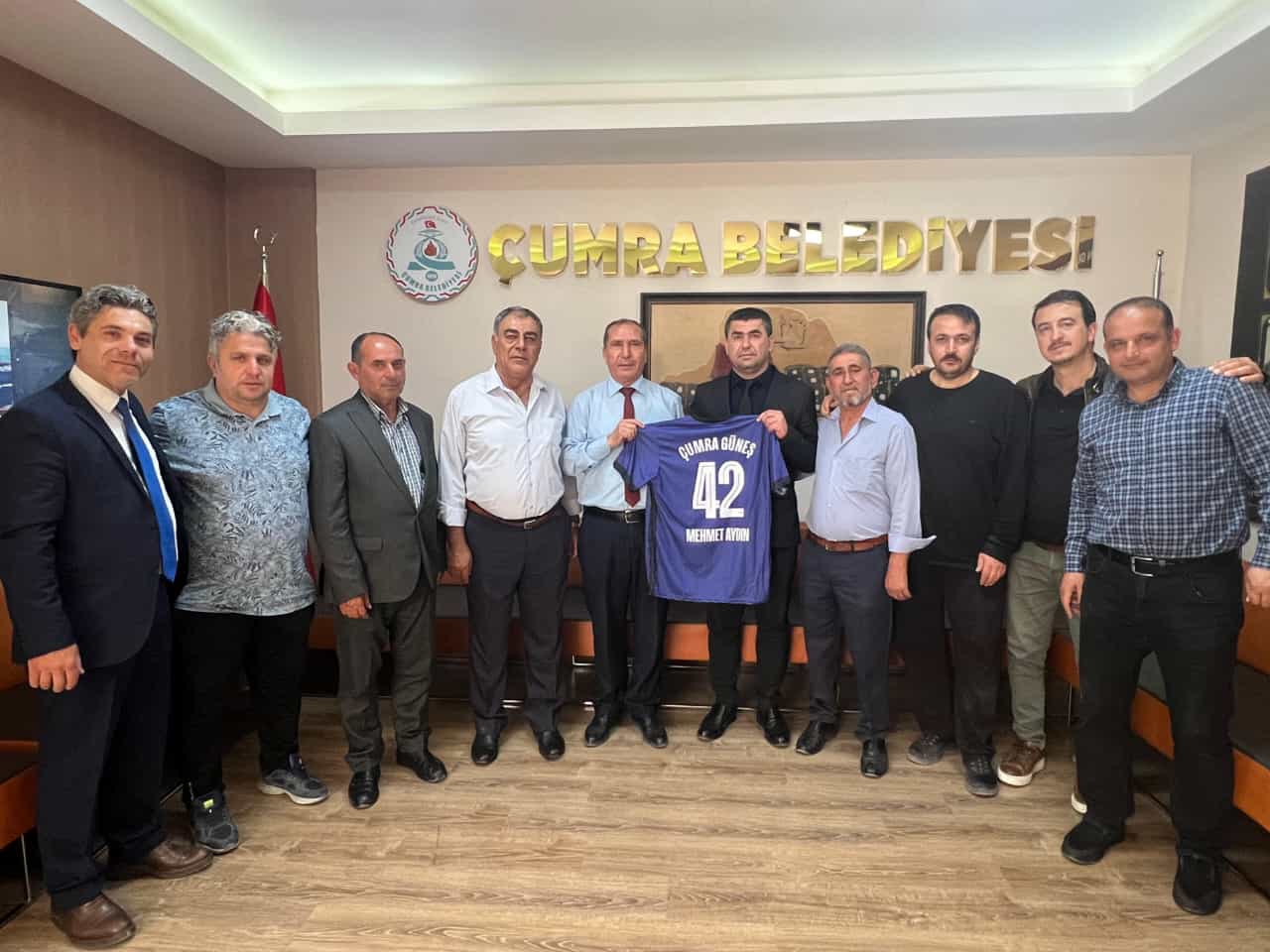 GÜNEŞSPOR’DAN BAŞKAN AYDIN’A  ZİYARET