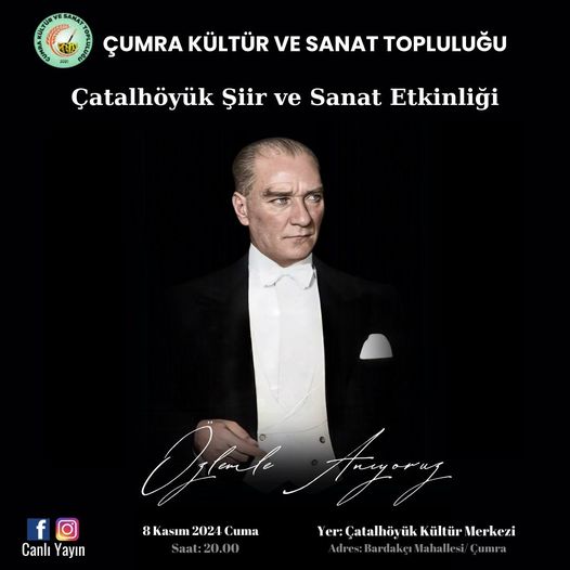 KÜLTÜR VE SANAT TOPLULUĞU ATATÜRK’Ü ANACAK
