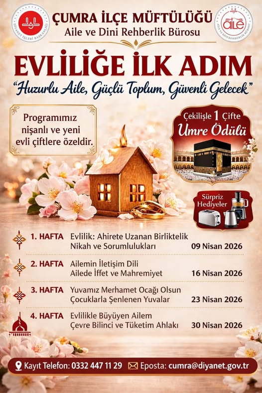 EVLİLİĞE İLK ADIM SEMİNERLERİ” BAŞLIYOR...