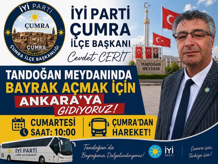İYİ PARTİLİLER TANDOĞAN’DA BAYRAK AÇACAK