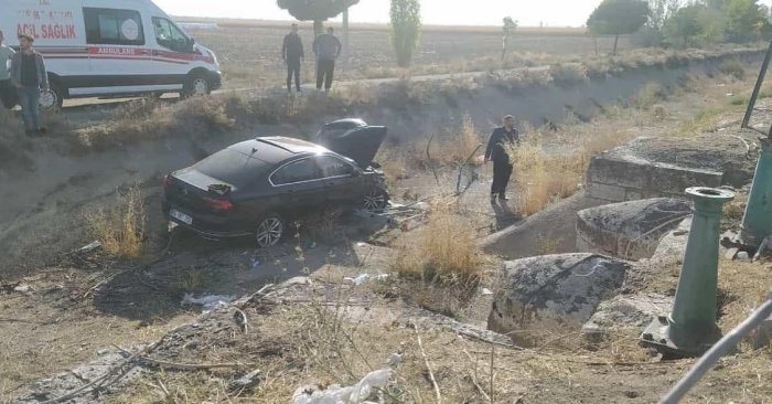 Başkan Candan Trafik Kazası Geçirdi