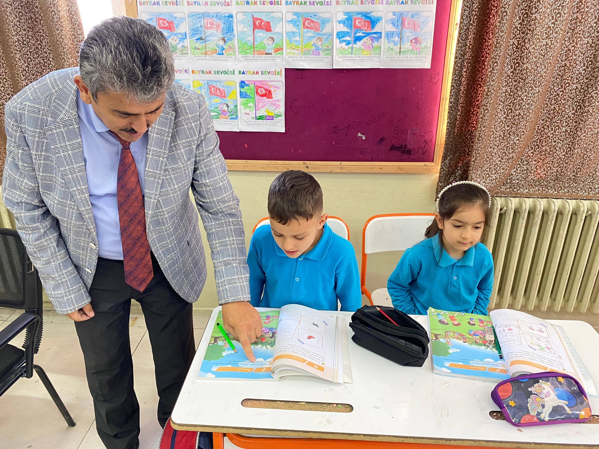 ALTUNYALDIZ OKUL ZİYARETLERİNE DEVAM EDİYOR