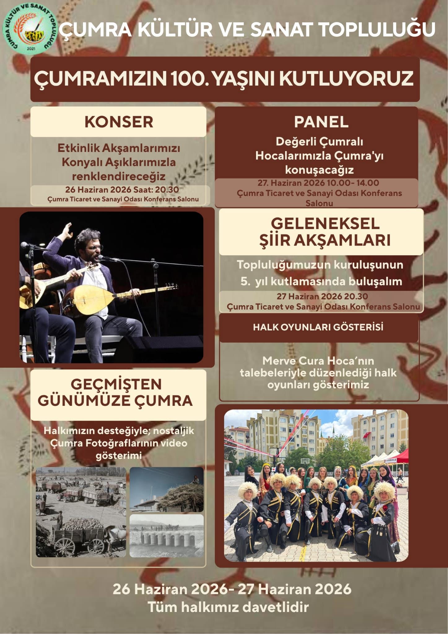 ÇUMRA YÜZ YAŞINDA