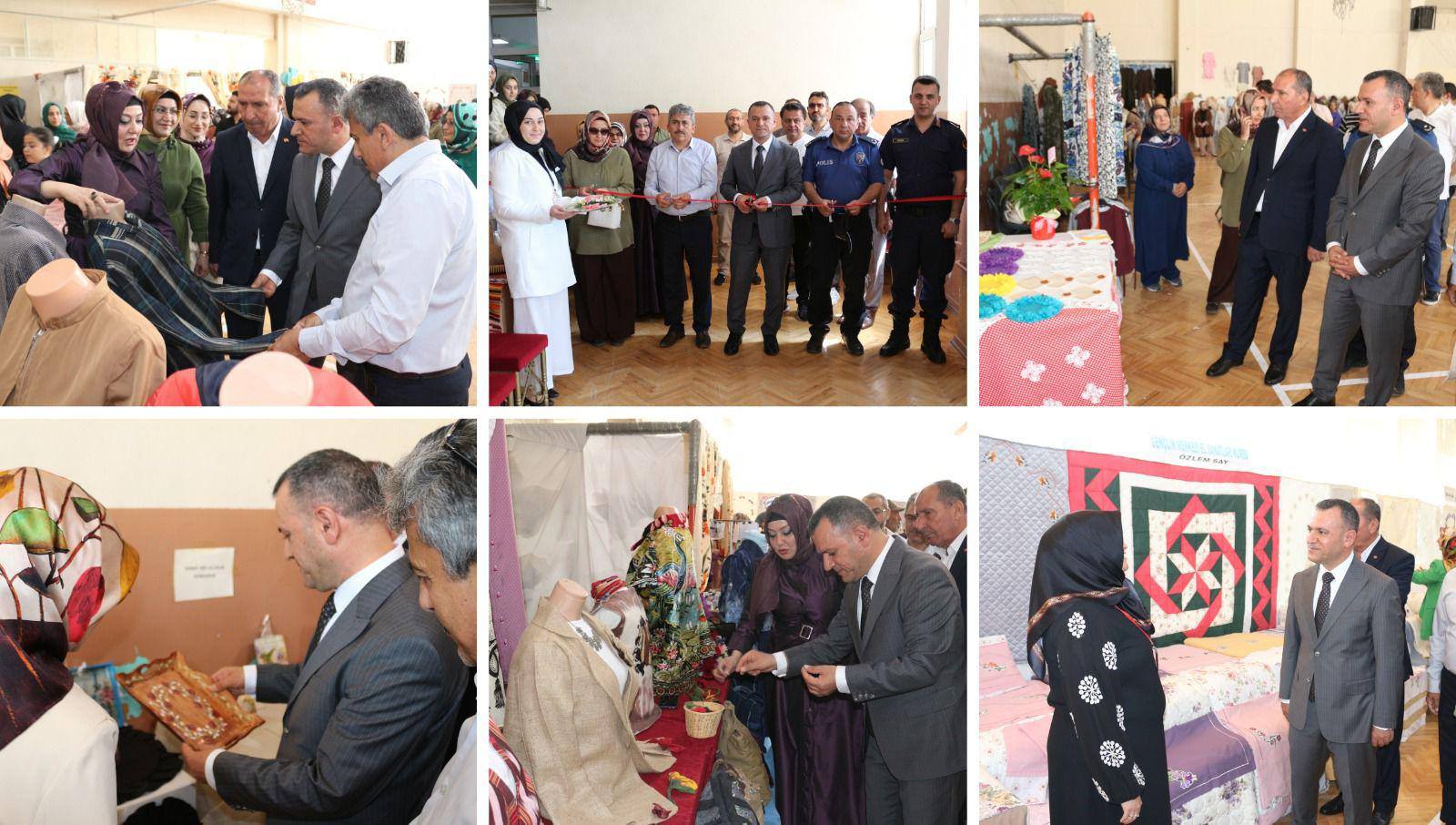 ÇUMRA HALK EĞİTİM MERKEZİ İKİNCİ SERGİSİNİ AÇTI