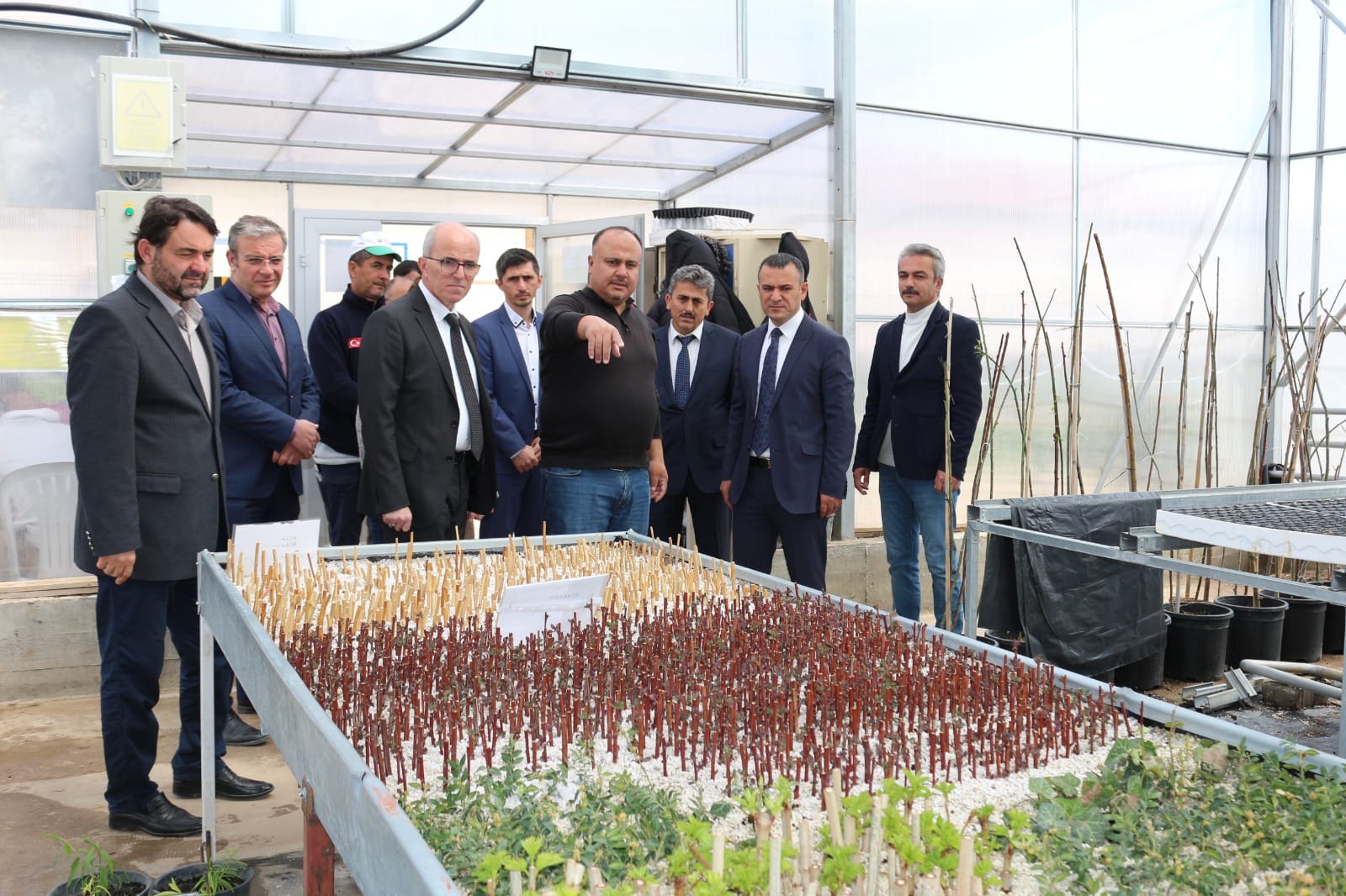 TÜRKMAN'DAN TARIM LİSESİNE ZİYARET
