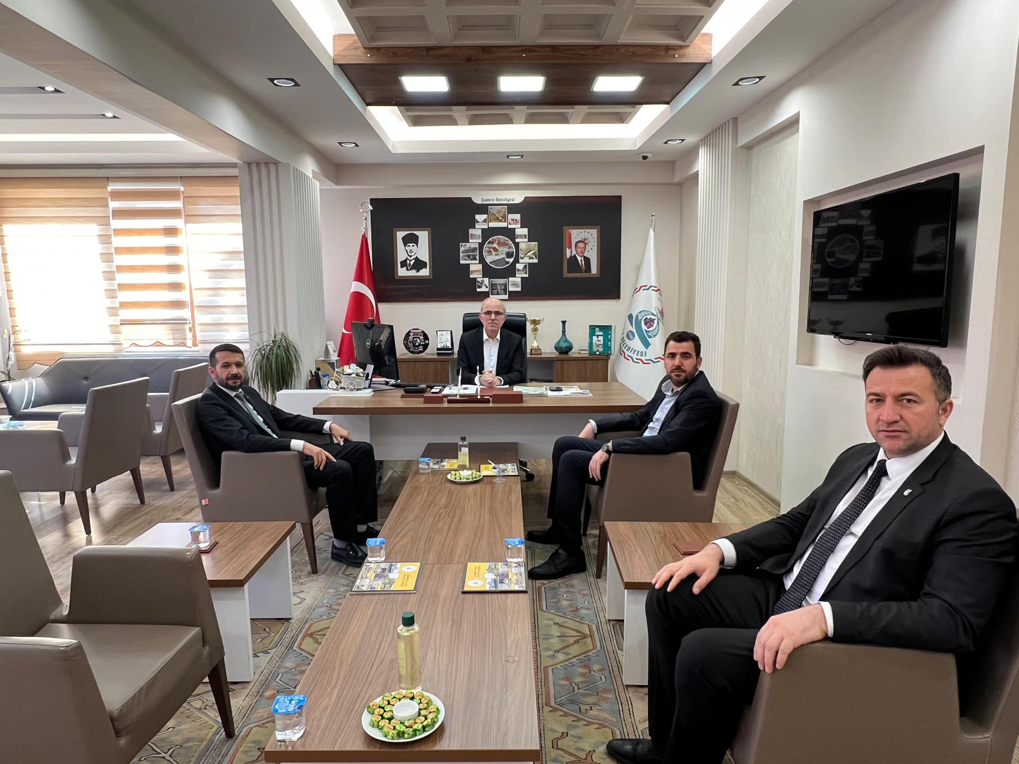 Başkan Candan'a Ziyaretler
